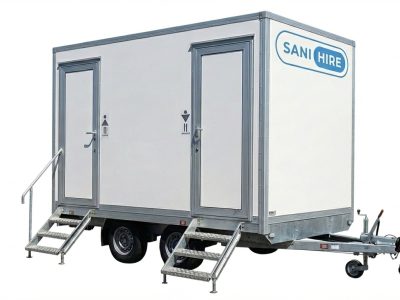 1+1 Wheeled Toilet Trailer