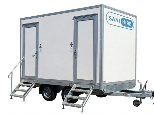 1+1 Wheeled Toilet Trailer